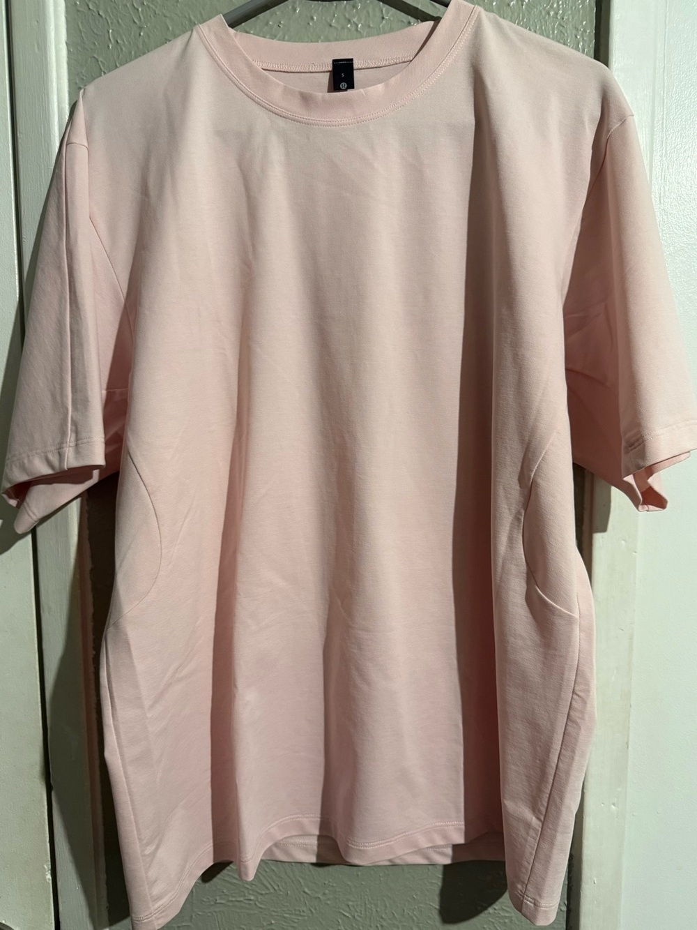 lululemon athletica Pale Pink Crewneck Tee
